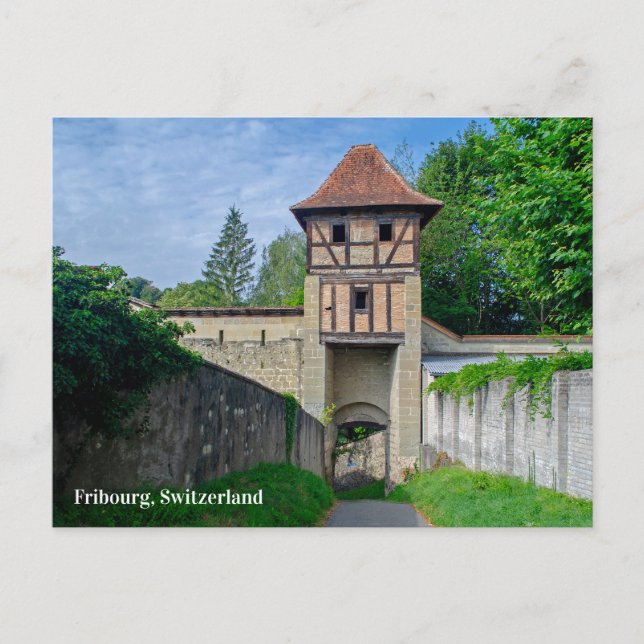 Carte postale Fribourg Suisse (Devant)