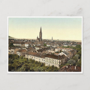 Carte Postale Fribourg, vue générale, Baden, Allemagne classique