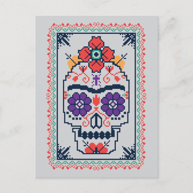 Carte Postale Frida Kahlo | Calavera (Devant)