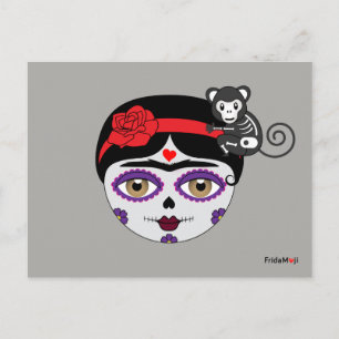 Carte Postale Frida Kahlo FridaMoji - Jour des Morts