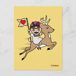 Carte Postale Frida Kahlo FridaMoji - Reindeer