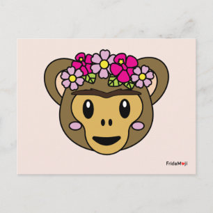 Carte Postale Frida Kahlo FridaMoji - Singe