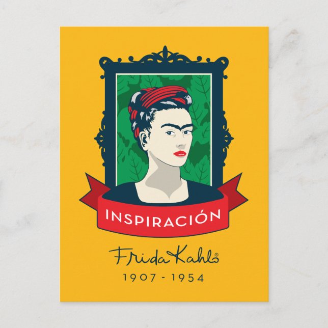 Carte Postale Frida Kahlo | Inspiración (Devant)