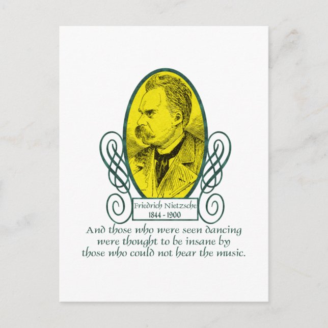 Carte Postale Friedrich Nietzsche (Devant)