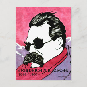 Carte Postale "Friedrich Nietzsche" Postcard
