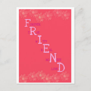 Carte Postale Friend Postcard