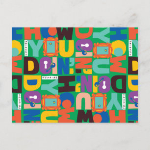 Carte Postale FRIENDS™ Comment vas-tu Design Vibrant