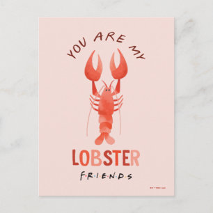 Carte Postale FRIENDS™ Vous êtes mon homard graphique aquarell