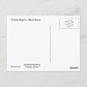Carte Postale Frijoles Negros / Fèves noires