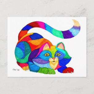 Carte Postale Frisky cat