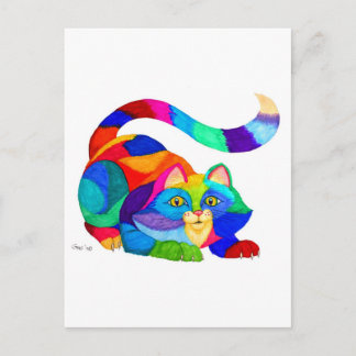 Carte Postale Frisky cat