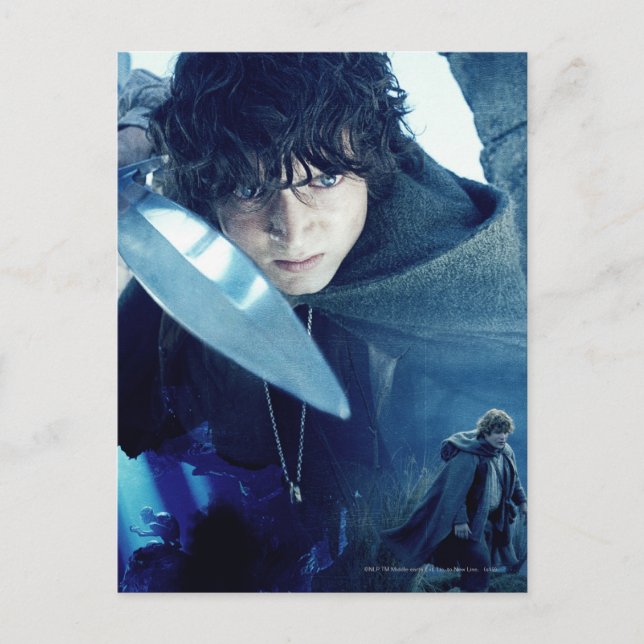 Carte Postale FRODO™ avec épée (Devant)
