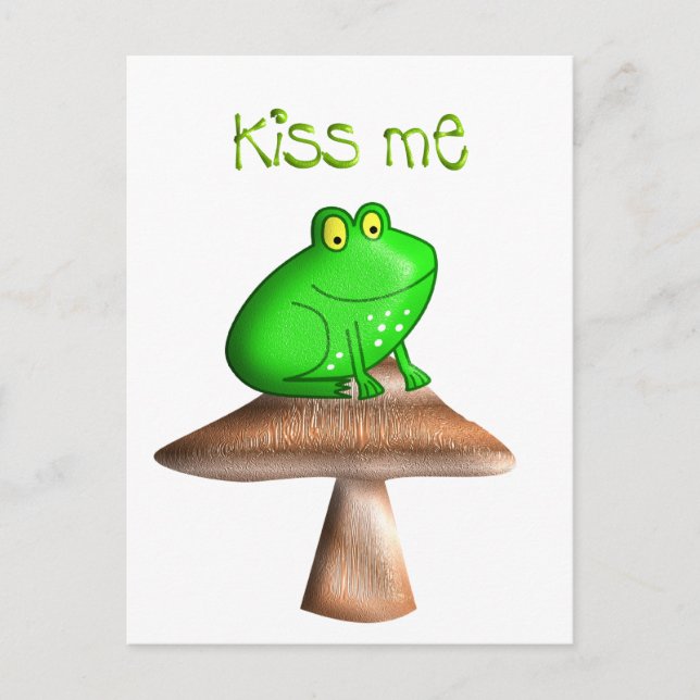Carte Postale Frog Kiss (Devant)