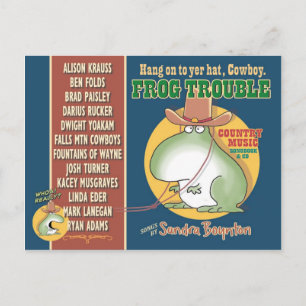 Carte Postale FROG TROUBLE by Sandra Boynton postcard