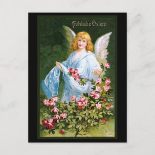 Carte Postale "Frohliche Ostern" Allemand Vintage