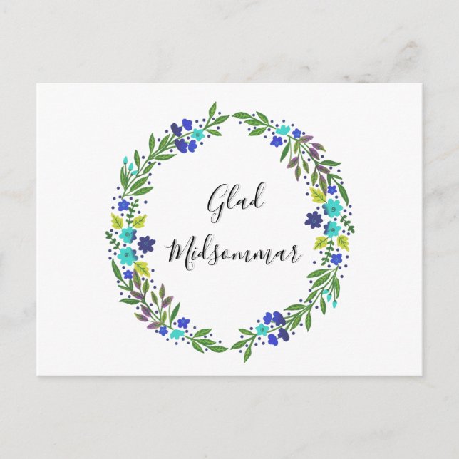 Carte Postale Fröhlicher Mittsommer (Devant)