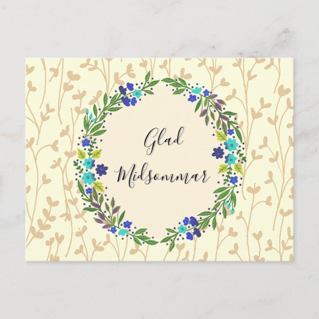 Carte Postale Fröhlicher Mittsommer (Devant)