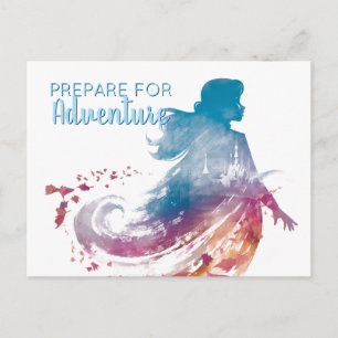 Carte Postale Froid 2 : Anna Aquarelle Silhouette