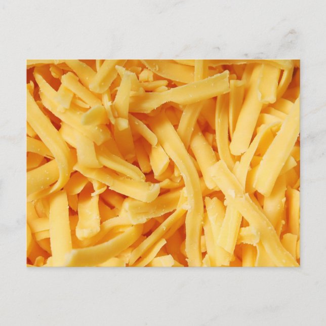 Carte Postale Fromage au cheddar râpé (Devant)
