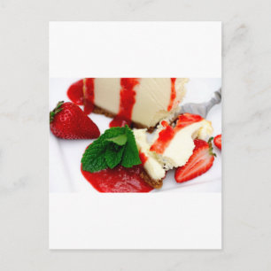 Carte Postale Fromage Et Fraises