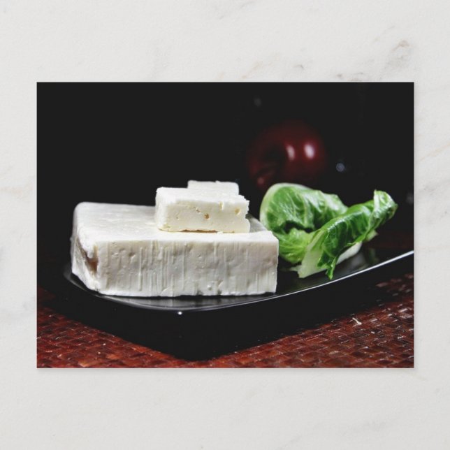 Carte Postale Fromage grec Feta (Devant)