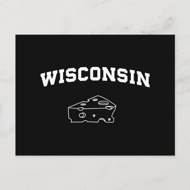 Carte Postale Fromage Wisconsin (Devant)
