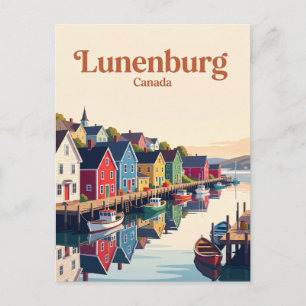 Carte Postale Front de mer de Lunenburg Canada
