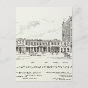 Carte Postale Front East side California et Sacramento