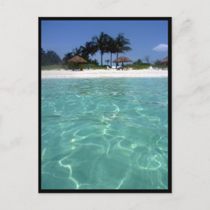 Carte Postale frontière bahamas cristalline
