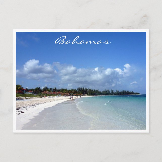 Carte Postale frontière côtière de bahamas (Devant)