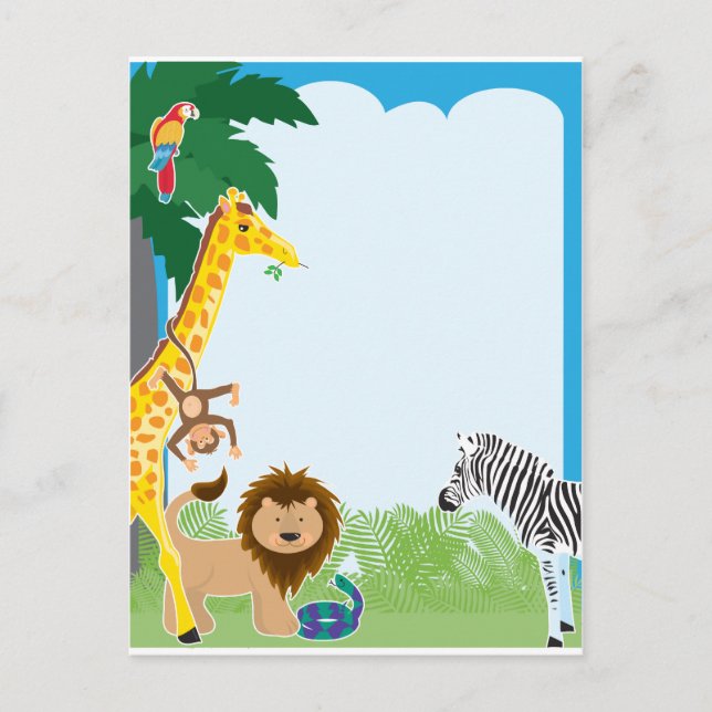Carte Postale Frontière de la Jungle (Devant)
