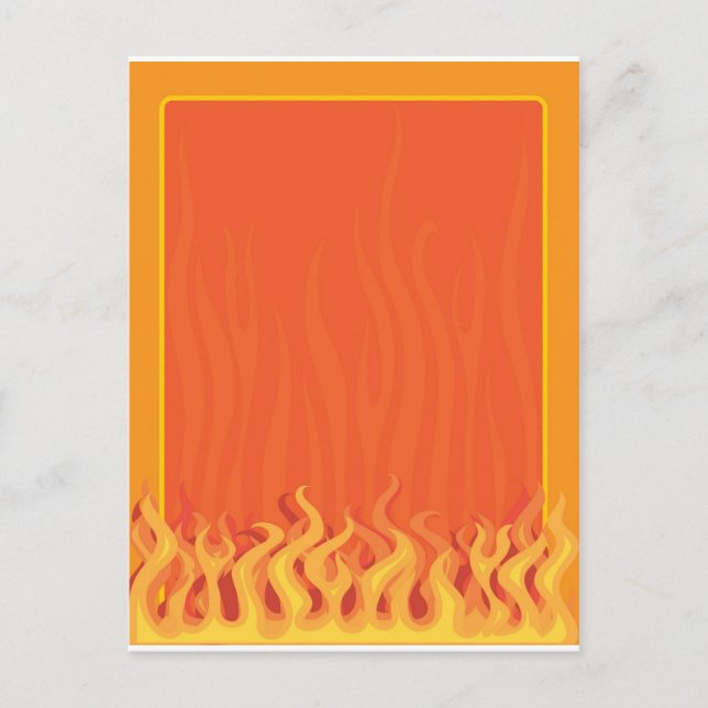 Carte Postale Frontière du feu (Devant)