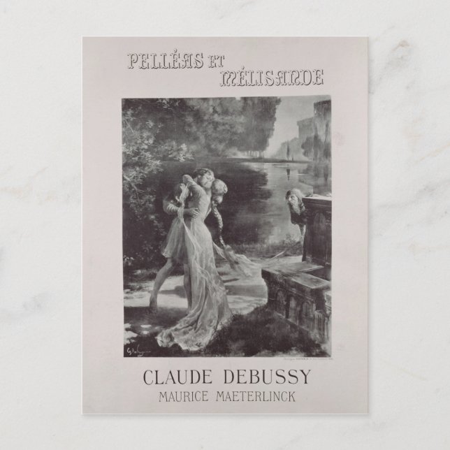 Carte Postale Frontispiece à Pelleas et Melisande par (Devant)