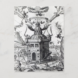 Carte Postale Frontispiece 'Collegium Fama Fraternitatis'