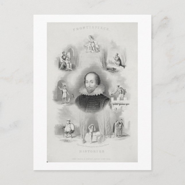 Carte Postale Frontispiece pour les "Histoires", de "Le Comple" (Devant)