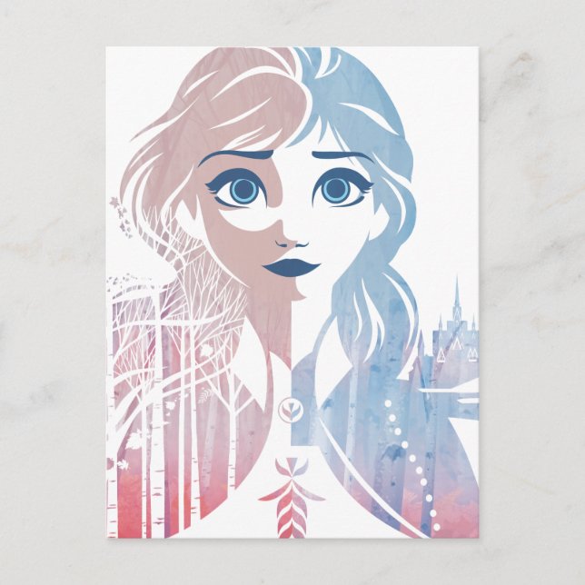 Carte Postale Frozen 2 | Anna - Née comme ça (Devant)