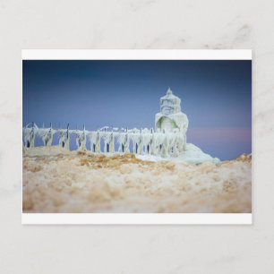 Carte Postale Frozen Lighthouse