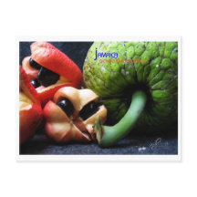 Fruit ackee jamaïcain et pain