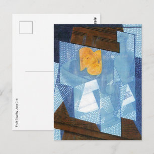 Carte Postale Fruit Bowl par Juan Gris, Cubisme Vintage Still Li