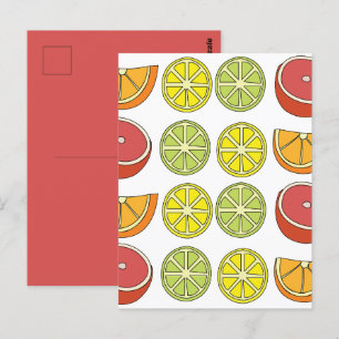 Carte Postale Fruit Citron 