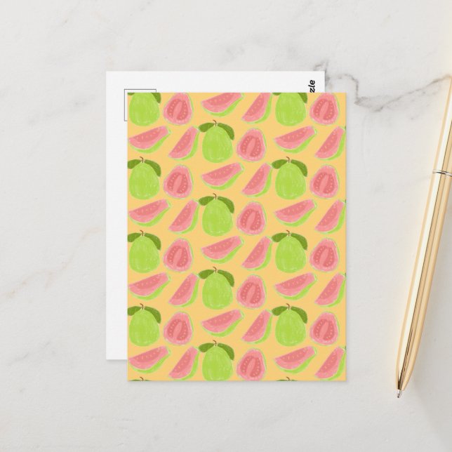 Carte Postale Fruit de goyave (Devant/Arrière en situation)