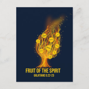 Carte Postale Fruit de l'Esprit - Galates 5:22-23
