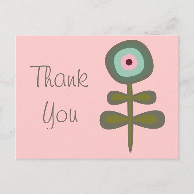 Carte Postale Fruit Fleur Cool mignonne Girl Retro Floral (Devant)