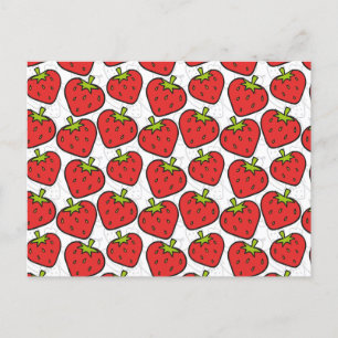 Carte Postale Fruit motif transparent   motif de surface de frui