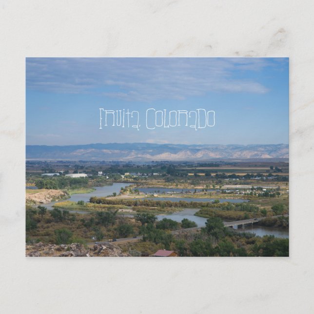 Carte Postale Fruita, Colorado de Dinosaur Hill (Devant)