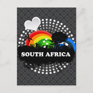 Carte Postale Fruité mignonne Afrique du Sud