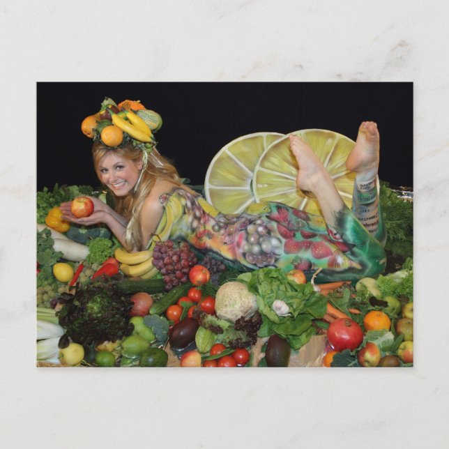 Carte Postale fruitiers (Devant)