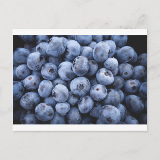 Carte Postale Fruits Blueberries snack baies de fruits