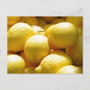 Carte Postale Fruits : Citrons