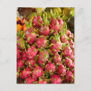 Carte Postale Fruits de dragon  Le marché de Can Duoc